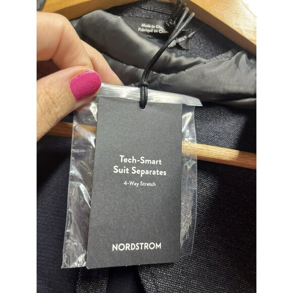 Mens Nordstrom Signature Trim Fit Two Button Sports Jacket Tech Smart Size 44R - Picture 4 of 10